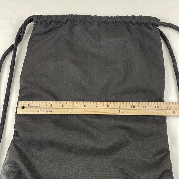 Adidas Drawstring Bag Backpack Women's Colorful Triple Stripe Logo Zip Pocket - Picture 4 of 12